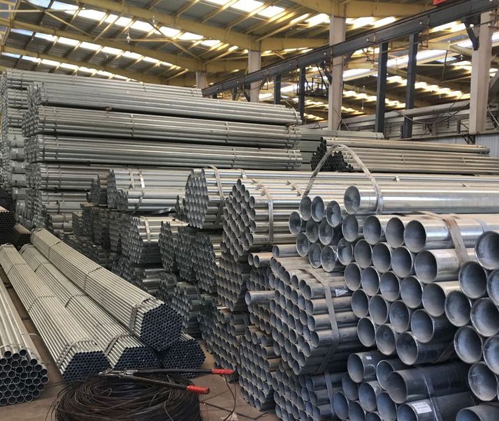 霍城q235b热镀锌带钢管